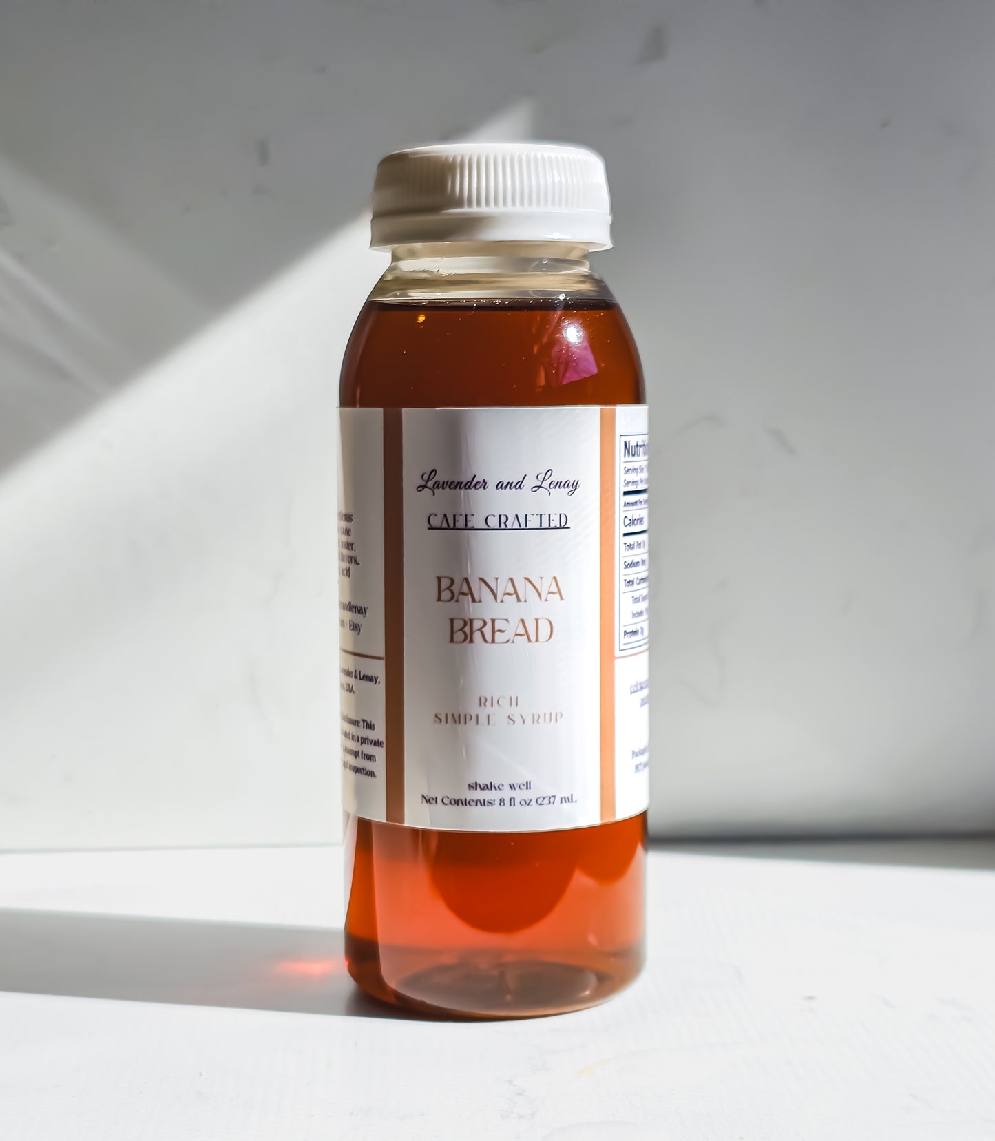 Banana Bread Simple Syrup, Cozy, Coffee 8, 16 oz