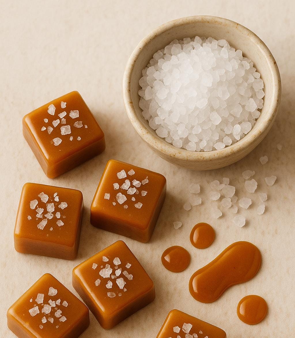 Salted Caramel Rich Syrup, Cozy, Autumn, 8 oz