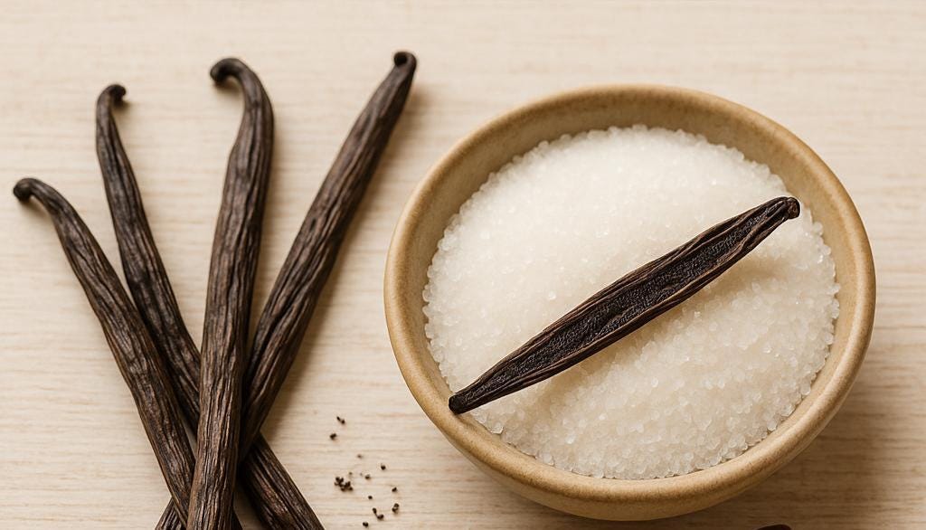 Vanilla Bean Rich Syrup, Cozy, 8 oz