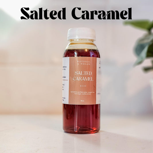 Salted Caramel Rich Syrup, Cozy, Autumn, 8 oz