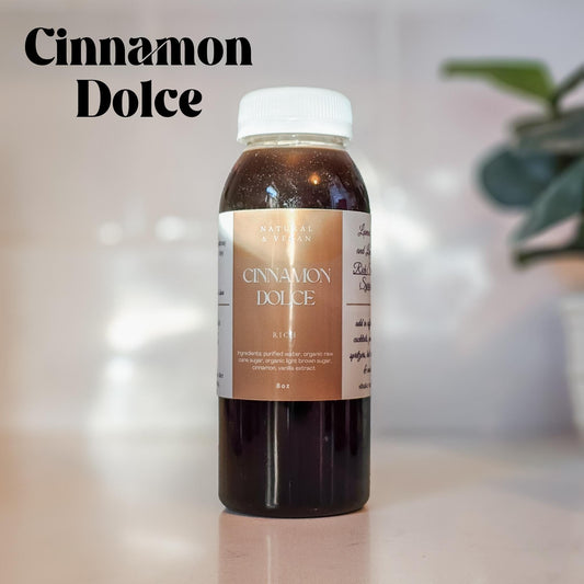 Cinnamon Dolce Rich Syrup, Cozy, Winter, 8 oz