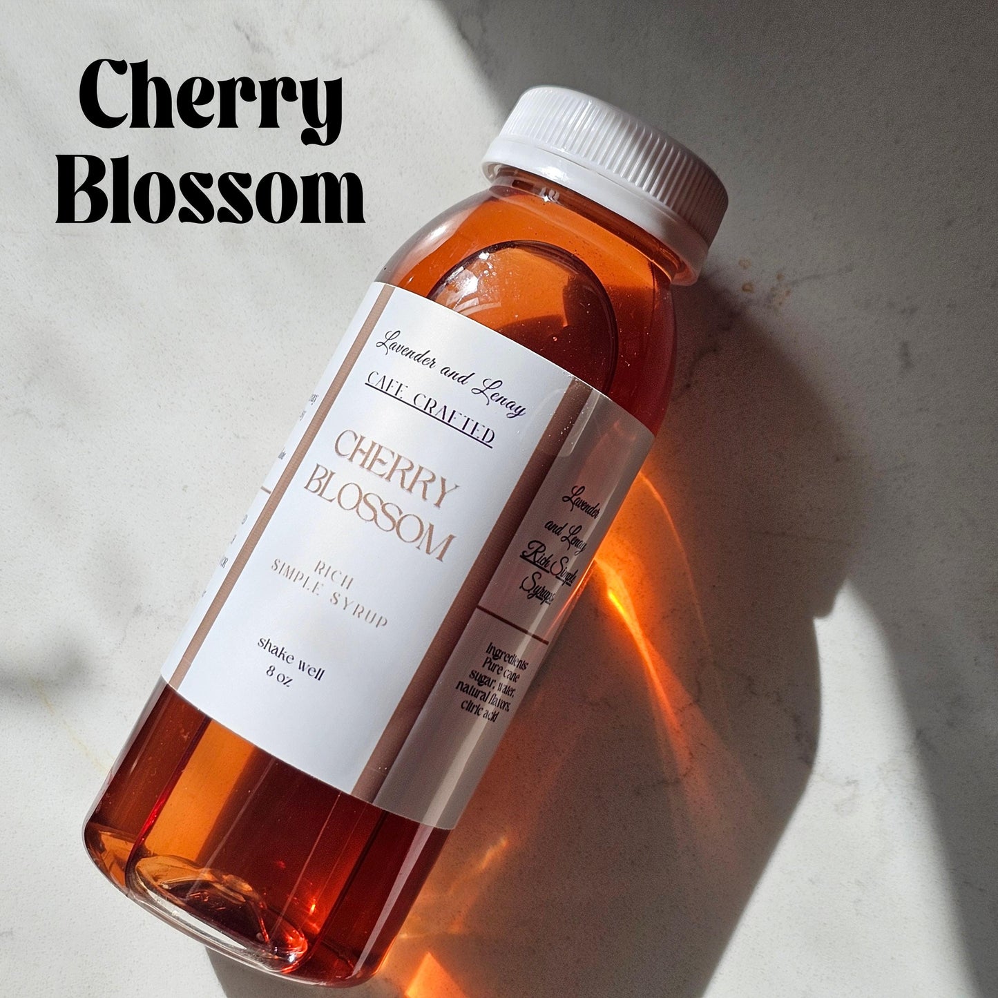 Cherry Blossom Rich Syrup, Sakura, Bright, Floral